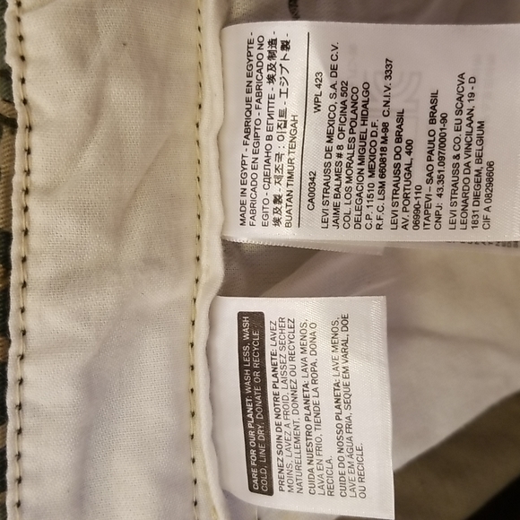 Levi's Camo Cargo Pants Men's 32×30. - Picture 6 of 7